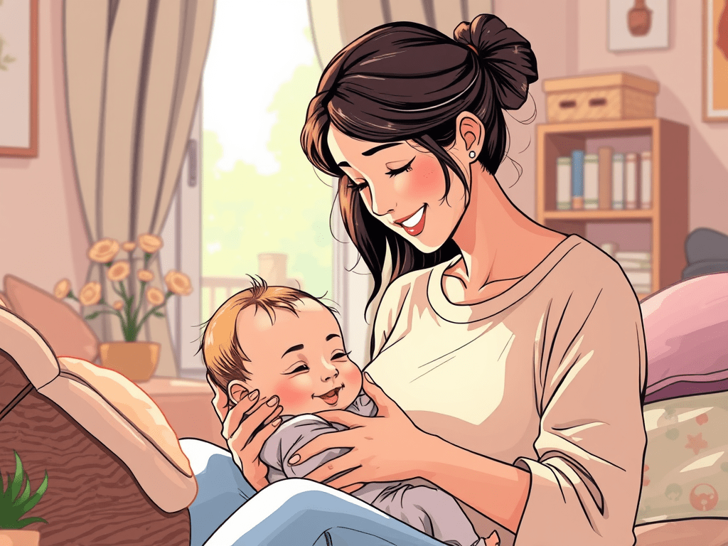 寝不足ママの１日 with １か月赤ちゃん